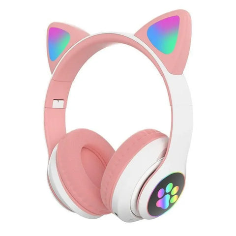 Cat Ear Wireless Bluetooth Headphones for Girls